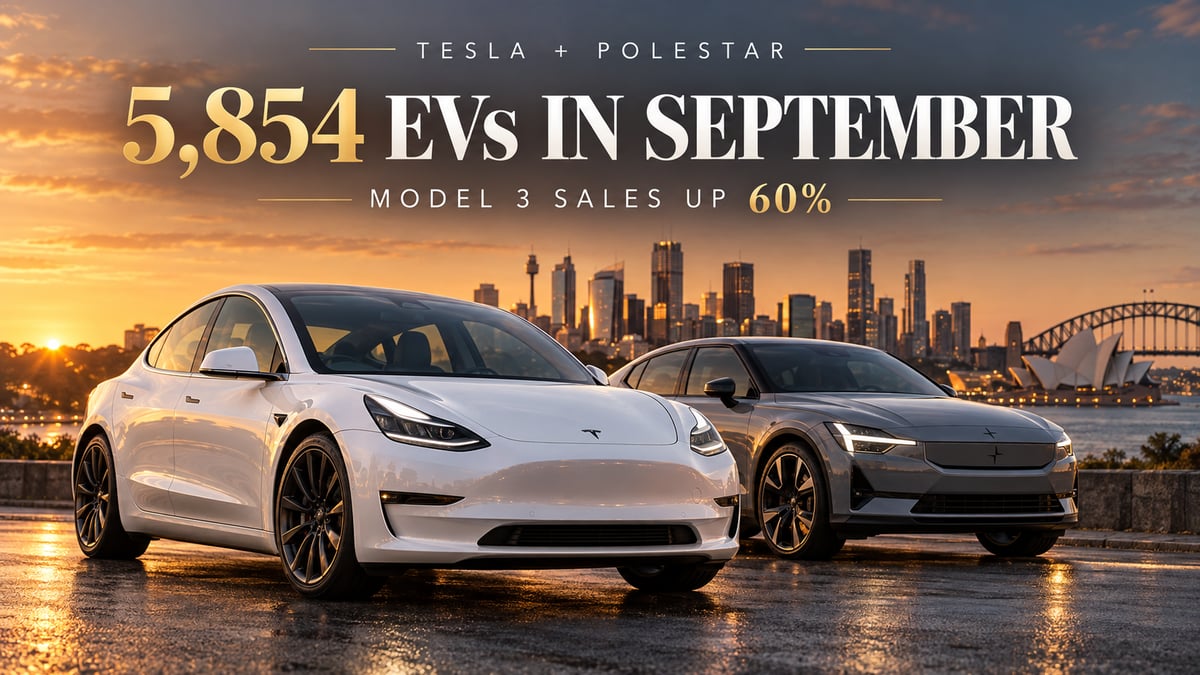 Tesla and Polestar deliver 5,854 EVs in September as Model 3 sales jump 60 per cent