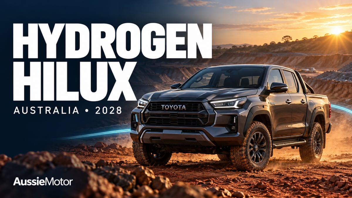 Featured image for Toyota hydrogen HiLux confirmed for Australia in 2028, with 400km-plus range target