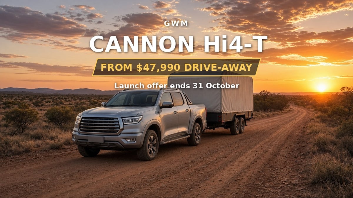 GWM Cannon Hi4-T plug-in hybrid ute