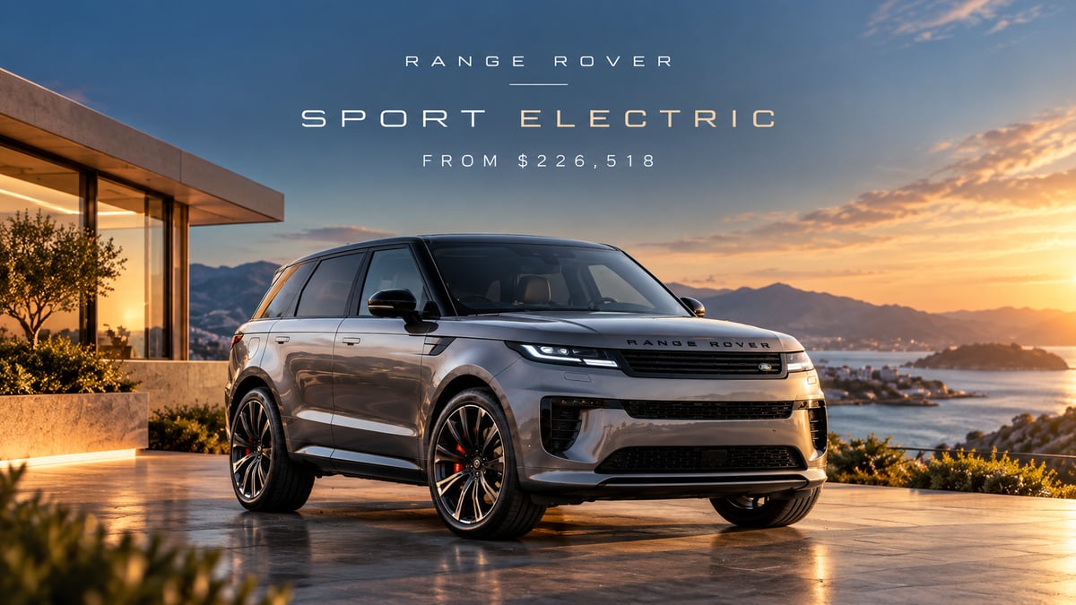 Featured image for 2027 Range Rover Sport Electric Priced From $226,518 in Australia