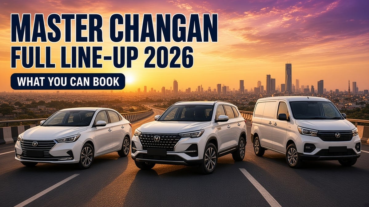 Master Changan line-up in Pakistan
