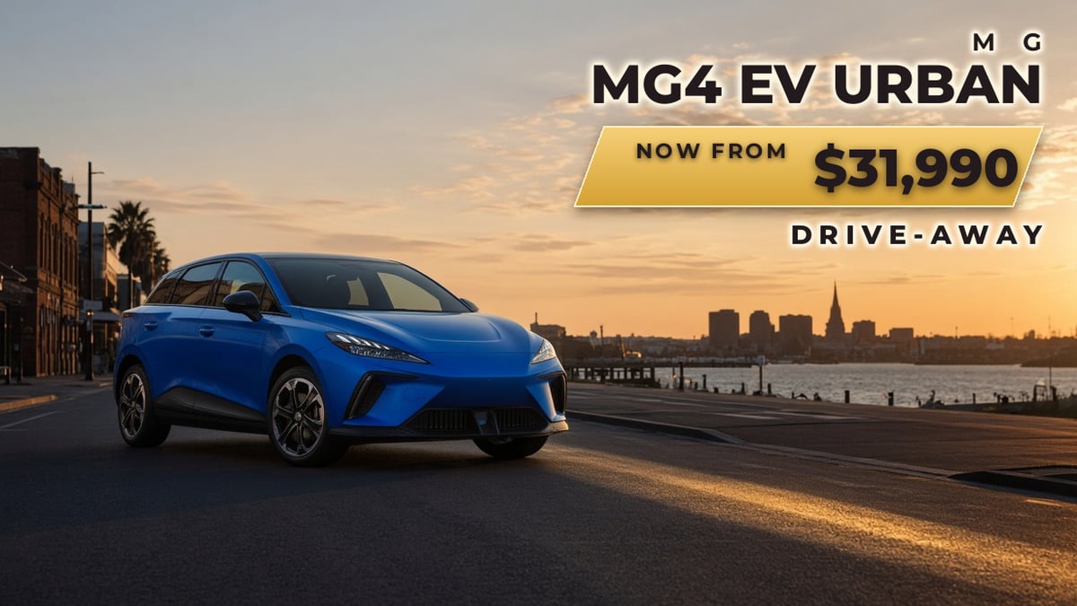 MG4 EV Urban drive-away price
