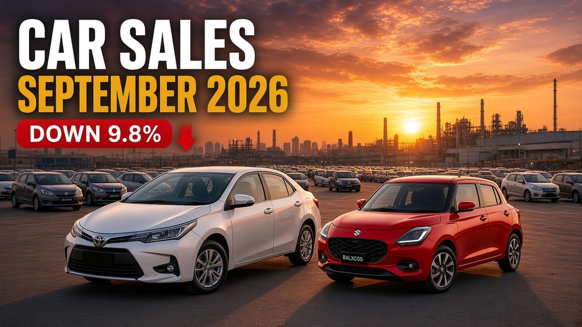 Pakistan car sales September 2026