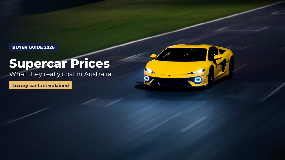 Supercar prices in Australia 2026