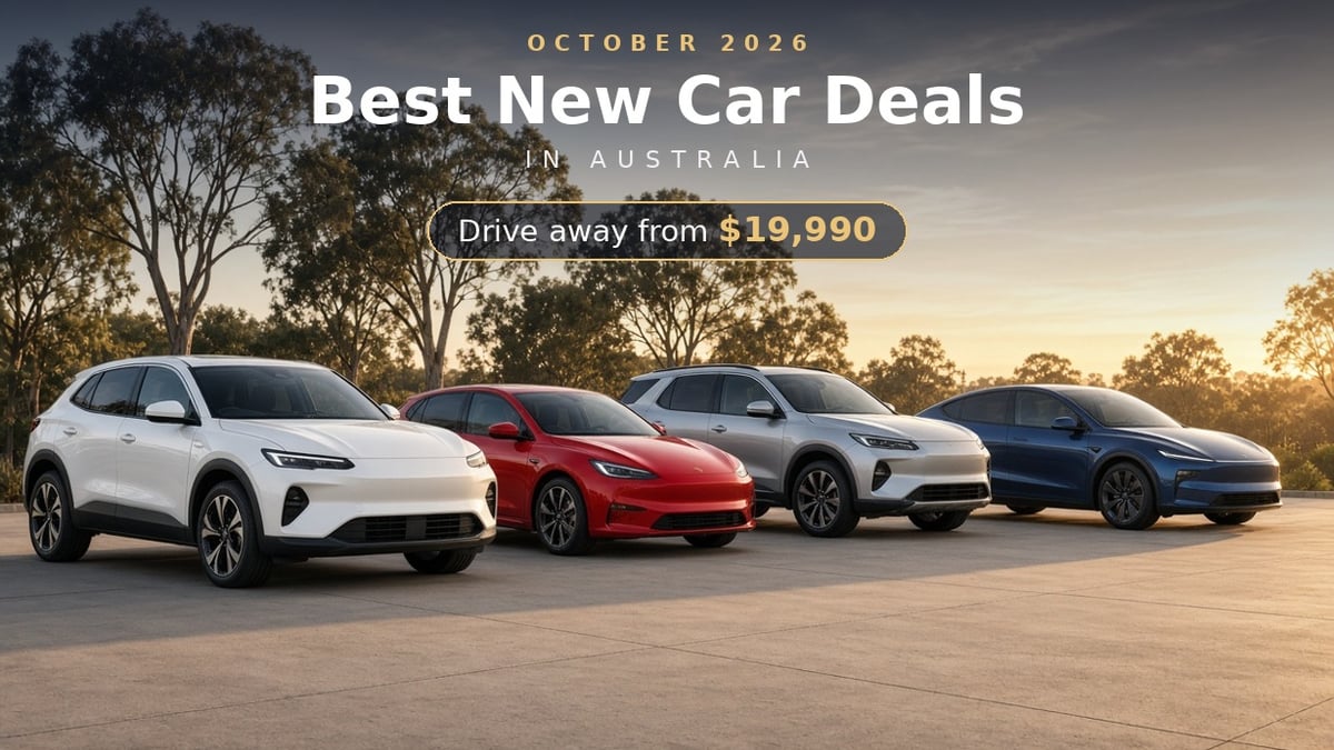 Featured image for Best New Car Deals in Australia October 2026: Drive Away Offers That End 31 October