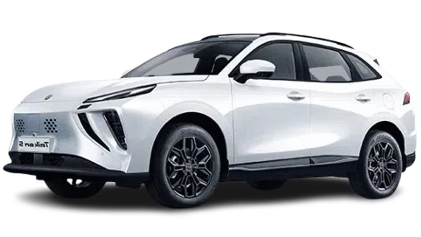 Forthing Electric SUV front three-quarter view