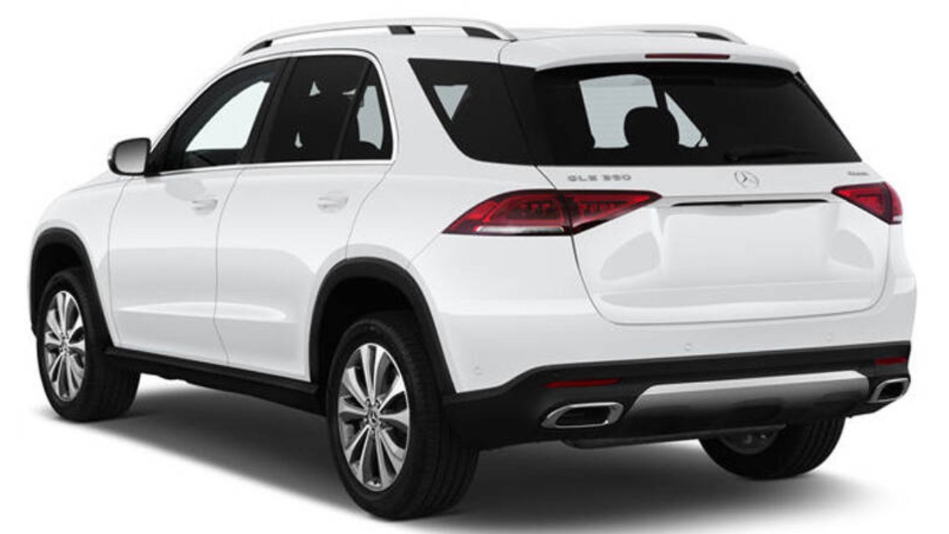 Mercedes-Benz GLE SUV rear three-quarter view