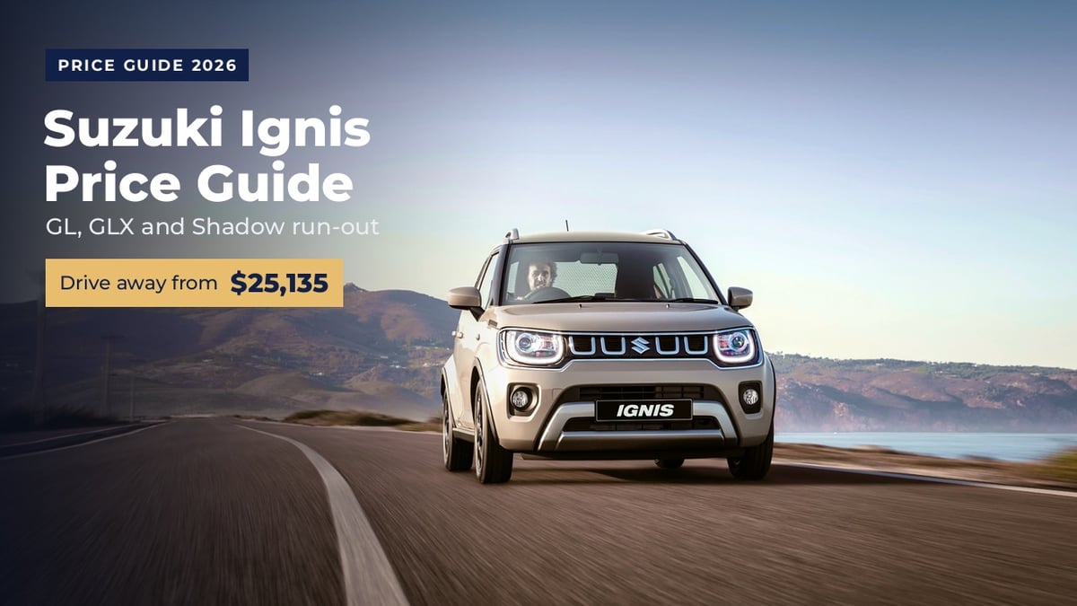 Suzuki Ignis price guide Australia 2026