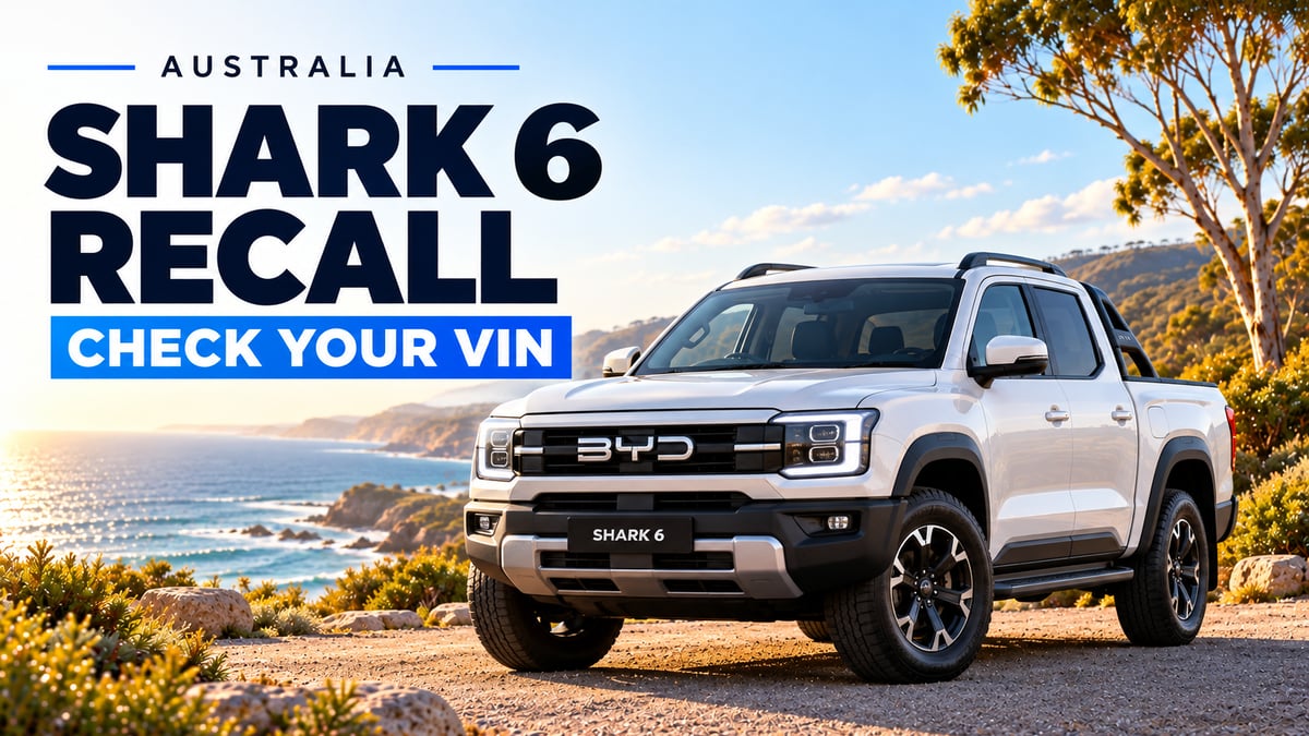 Featured image for BYD Shark 6 Recall Australia Check Your VIN and Get the Free Repair