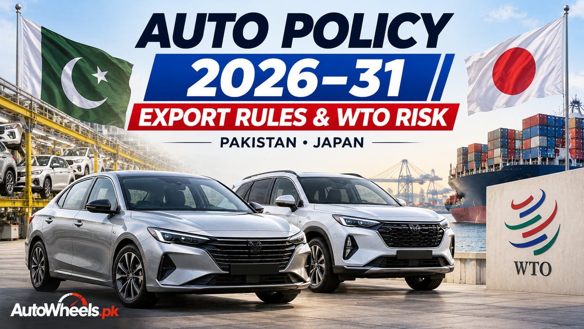 Featured image for Pakistan Auto Policy 2026-31 Export Rules Could Reopen WTO Tensions With Japan