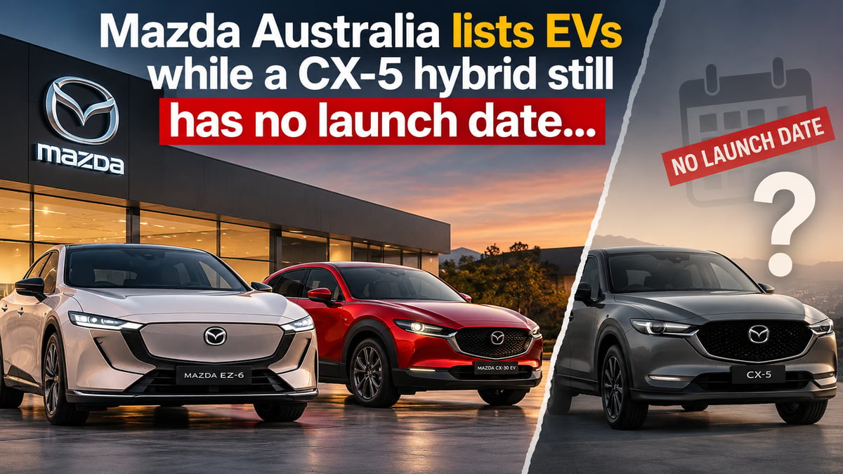 Featured image for Mazda Australia lists EVs while a CX-5 hybrid still has no launch date
