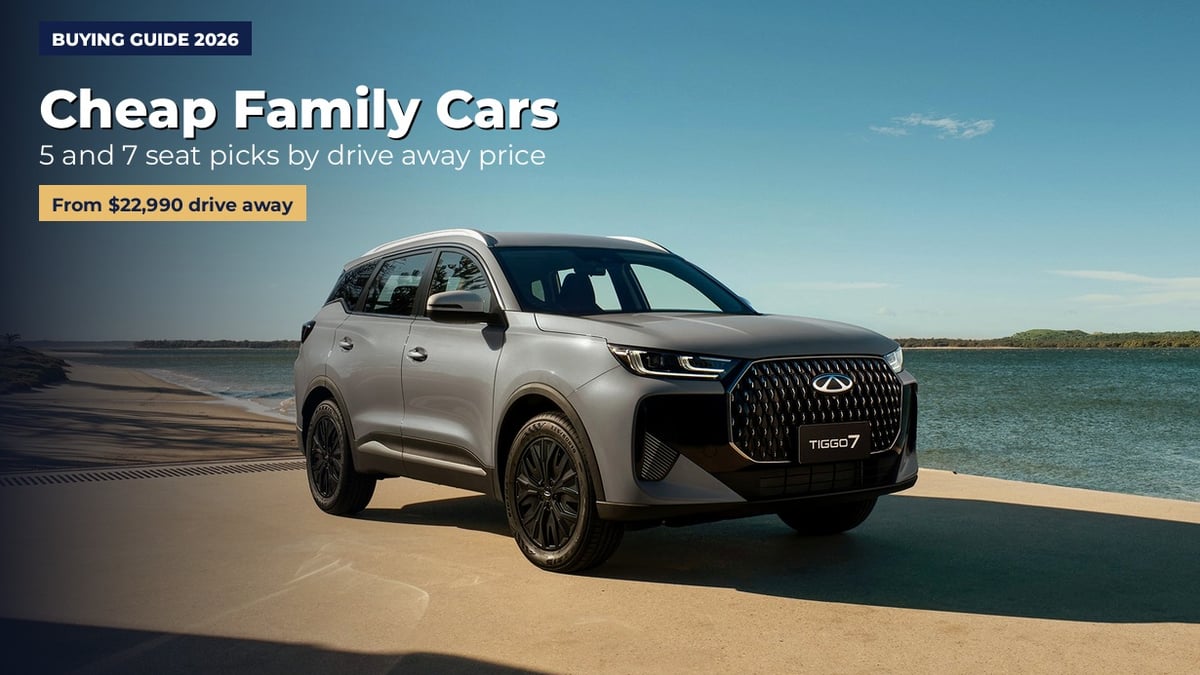 Cheap family cars Australia 2026