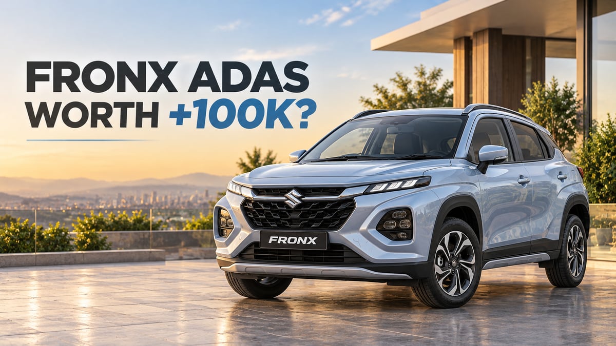 Featured image for Suzuki Fronx ADAS vs GLX Hybrid: Is the PKR 100,000 Safety Upgrade Worth It?