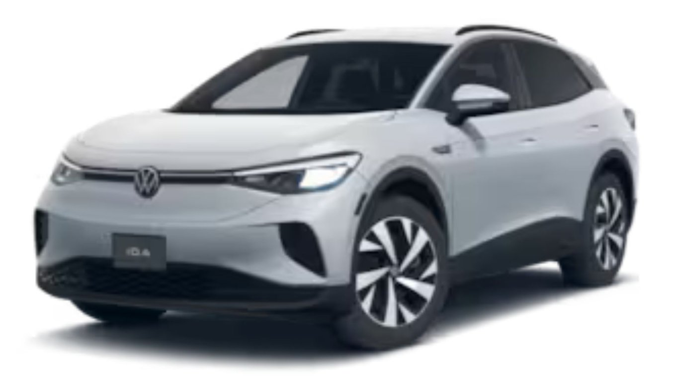 Volkswagen ID.4 electric SUV front three-quarter view