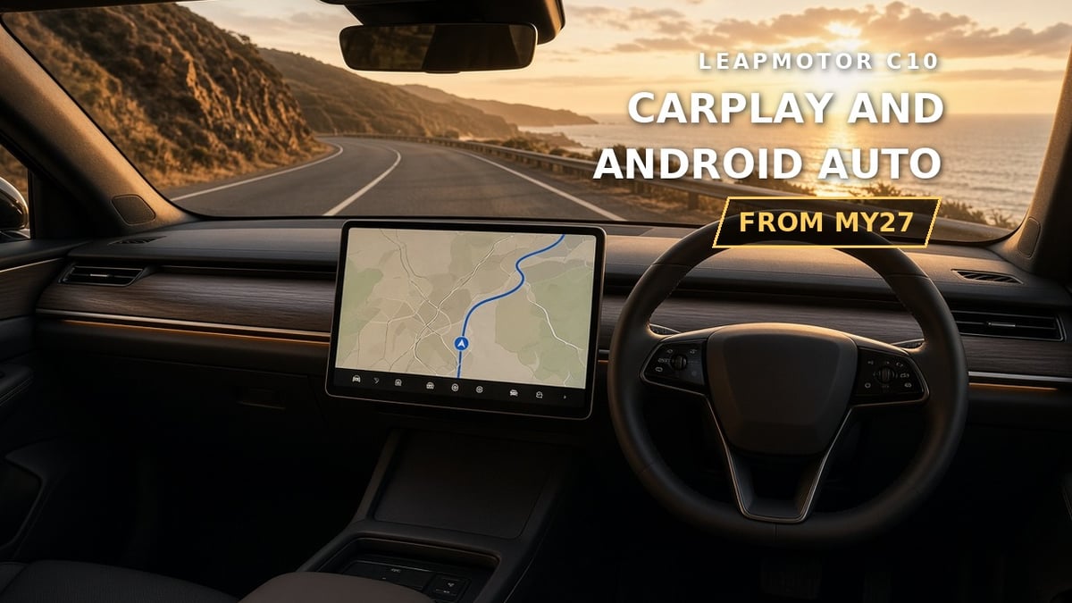 Leapmotor C10 with Apple CarPlay and Android Auto