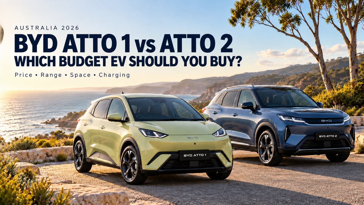 BYD Atto 1 vs Atto 2 Australia