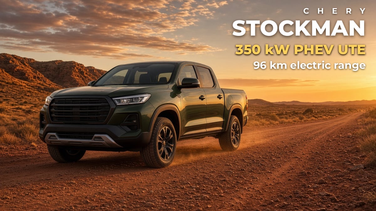 Chery Stockman plug-in hybrid ute