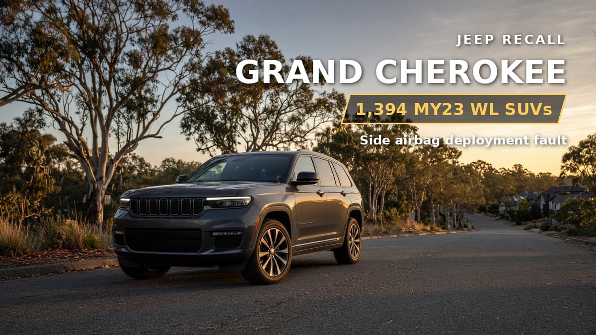 Jeep Grand Cherokee side airbag recall