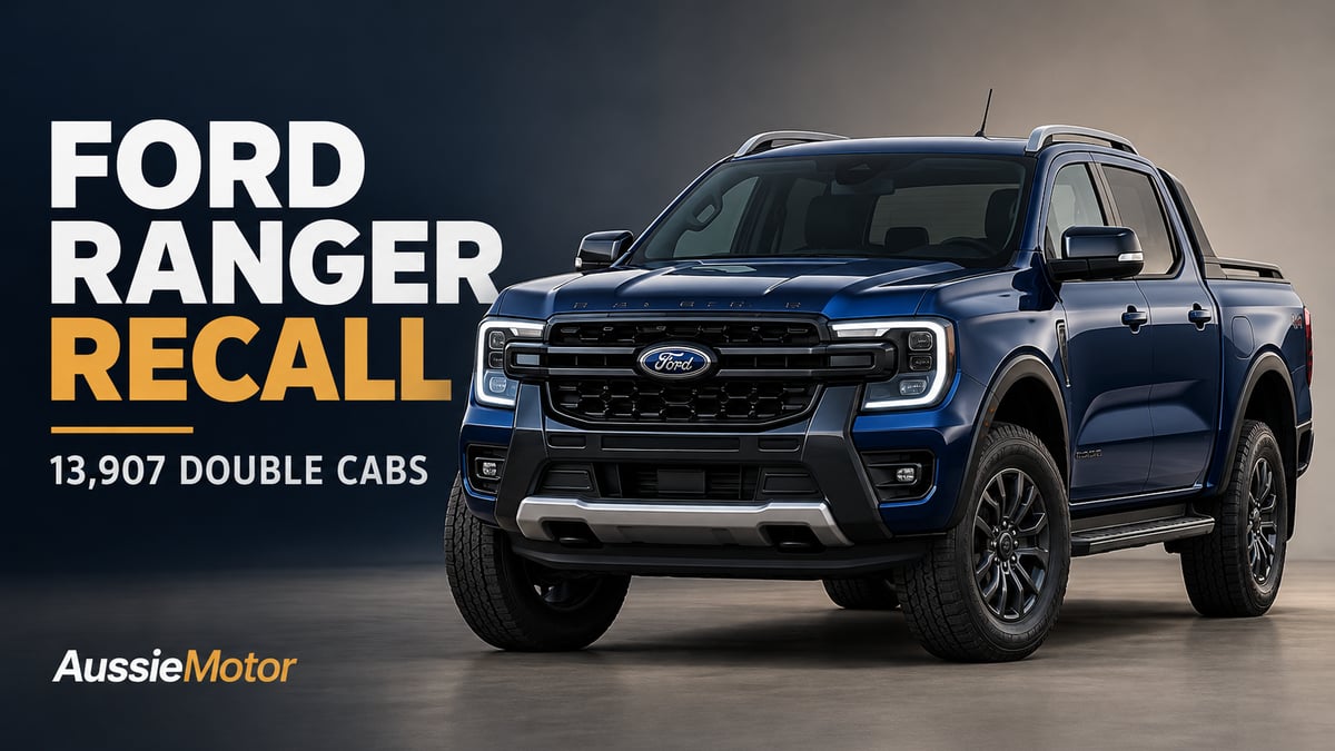 Featured image for Ford Ranger Double Cab recall: 13,907 utes affected by side-curtain airbag fault