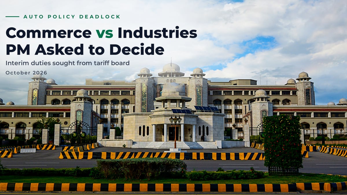 PM Secretariat Islamabad as Auto Policy tariff talks stall