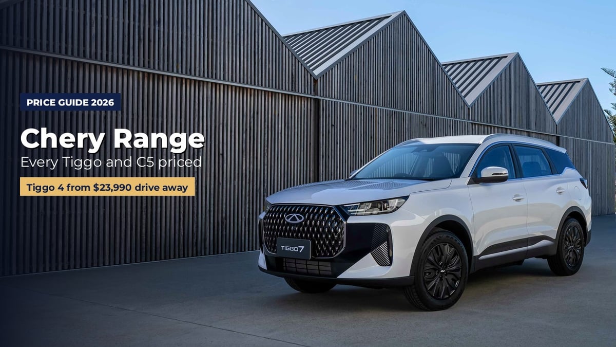 Chery range prices in Australia 2026