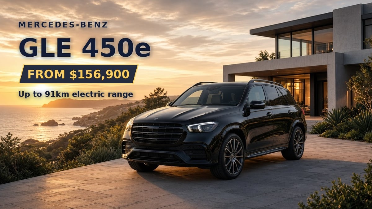 Mercedes-Benz GLE 450e plug-in hybrid SUV