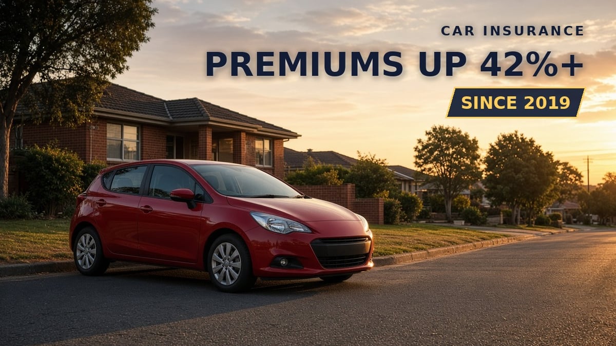Car insurance premiums rising in Australia