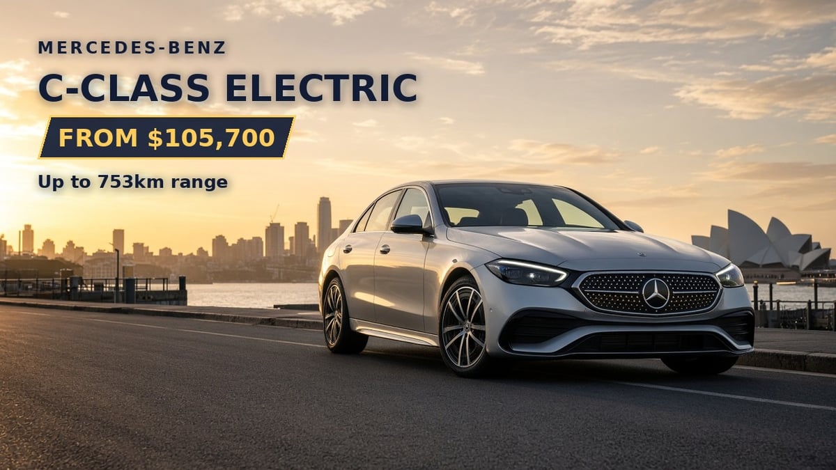 Mercedes-Benz C-Class Electric C 400 4Matic sedan in Australia from $105,700