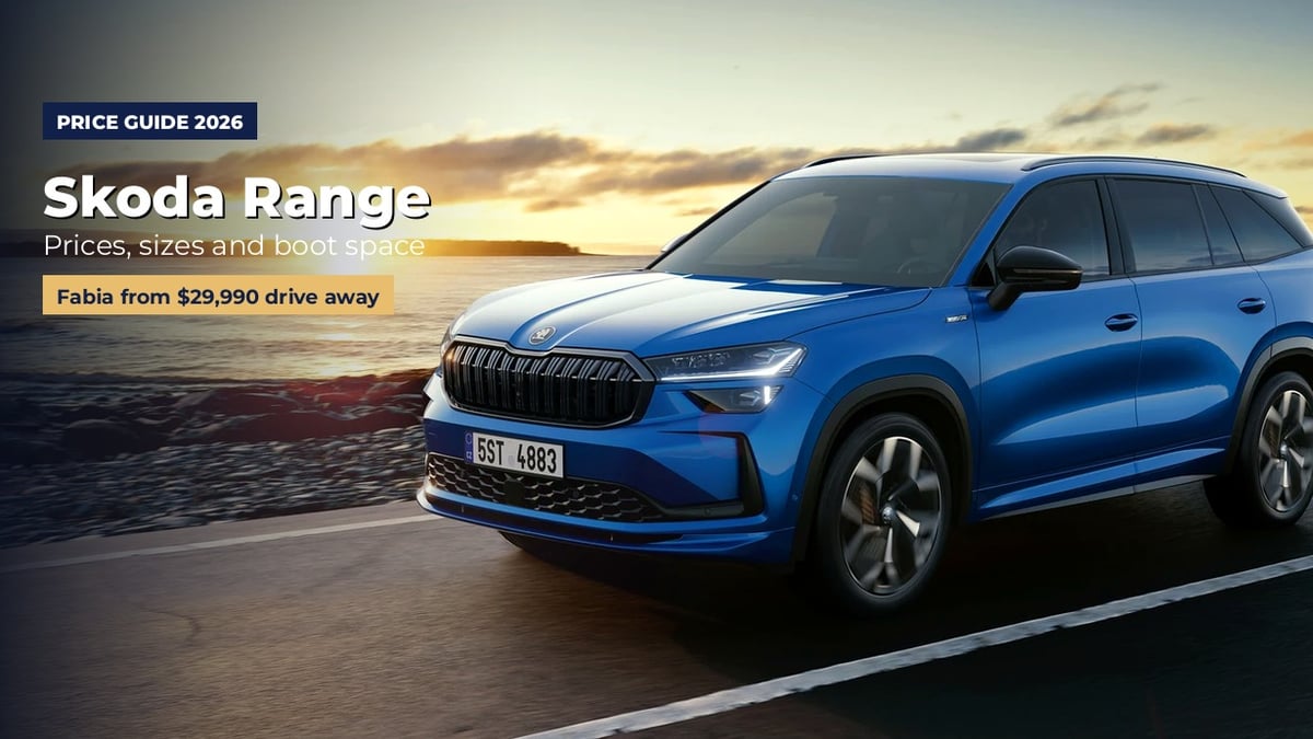 Skoda range prices in Australia 2026