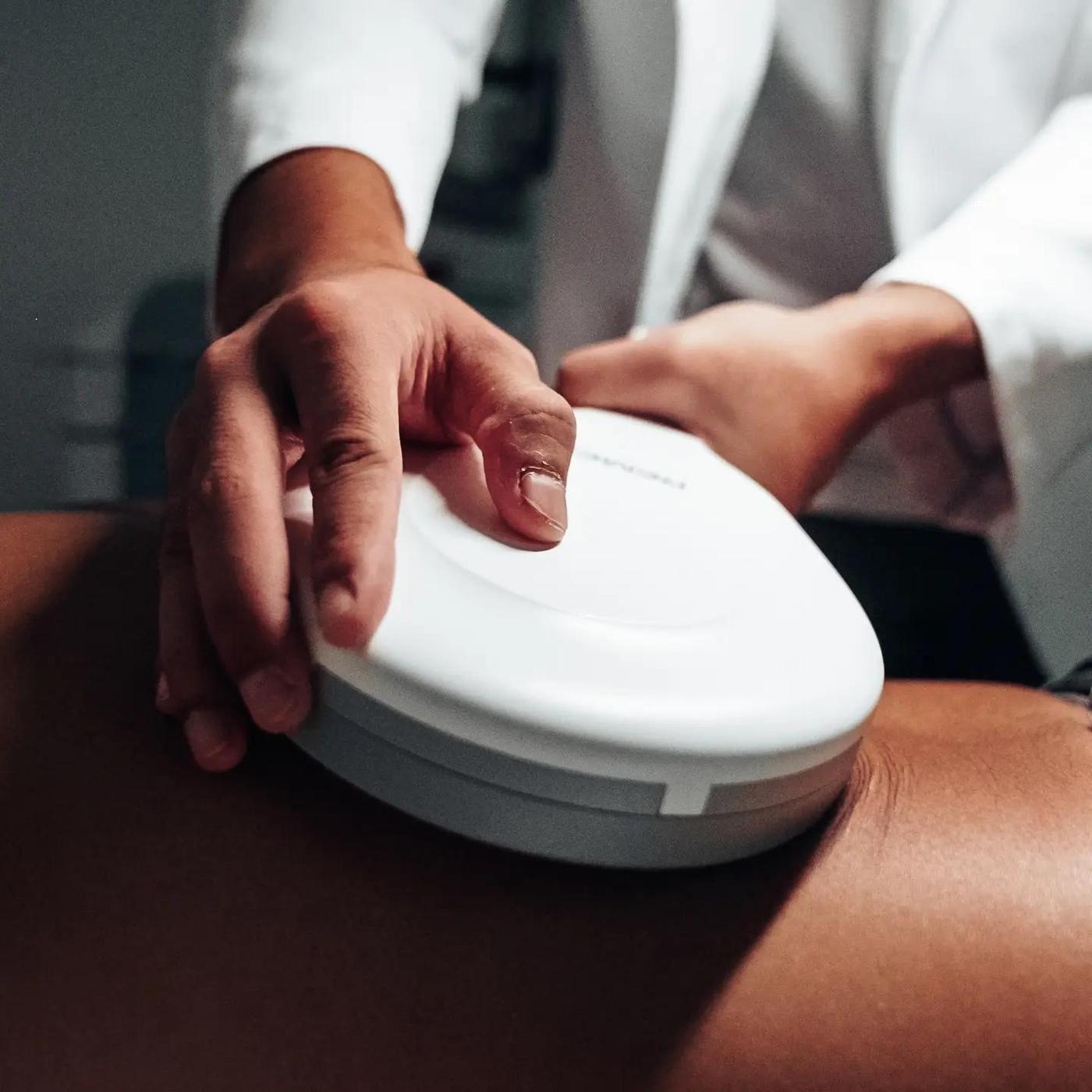 The PMS peripheral magnetic stimulation device used in the programme