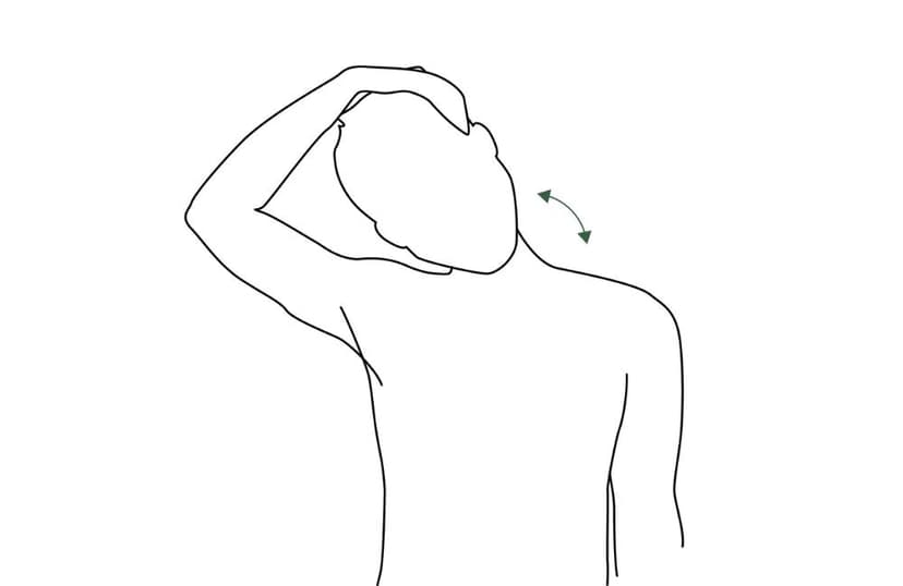 1 ท่าบริหารกล้ามเนื้อต้นคอ