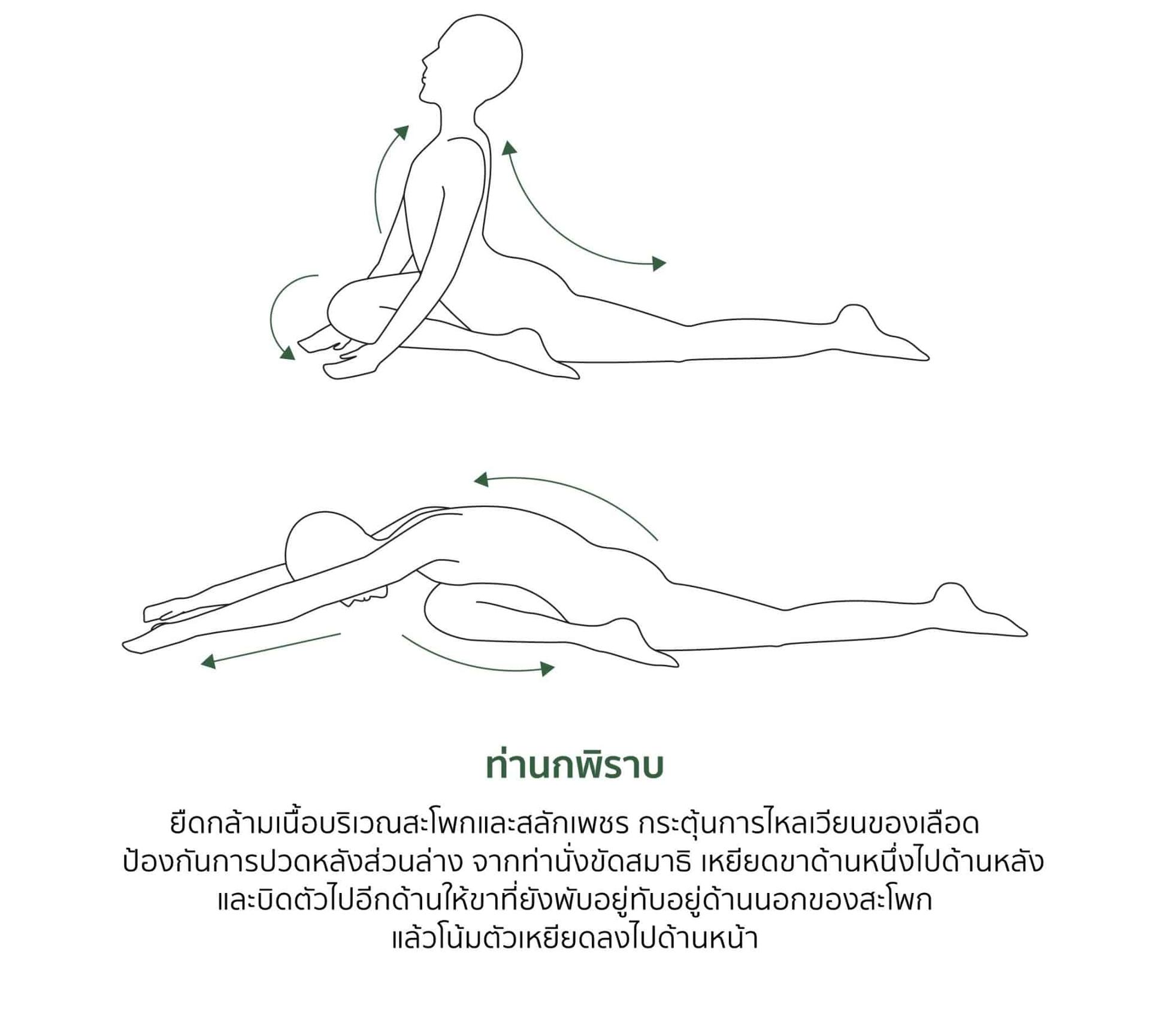 ภาพสาธิตท่าบริหารแก้หลังค่อม ท่าที่ 7