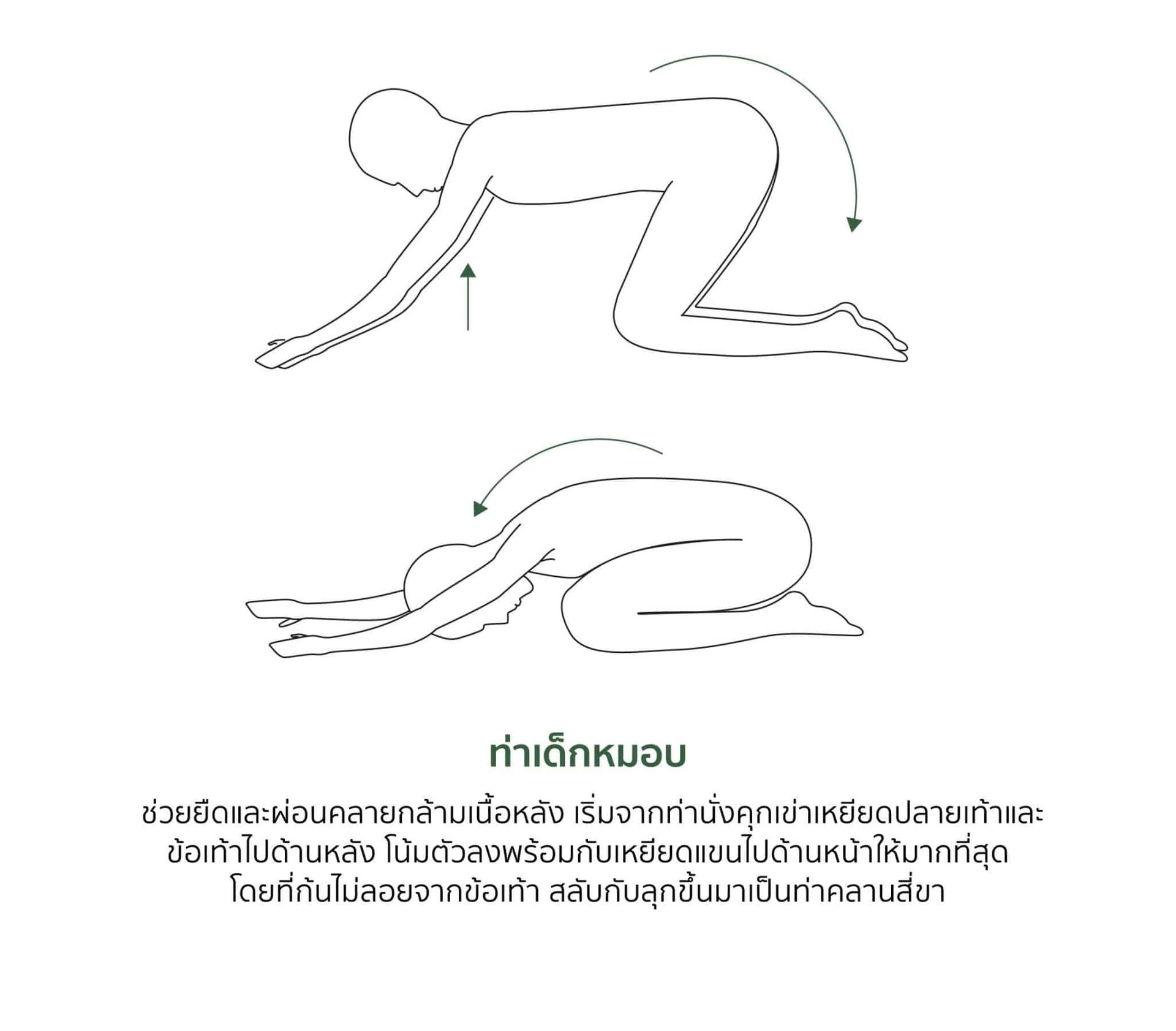 ภาพสาธิตท่าบริหารแก้หลังค่อม ท่าที่ 3