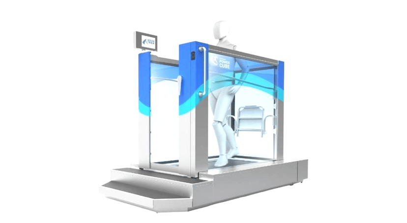 The underwater treadmill for hydrotherapy at PYONG Rehabilitation