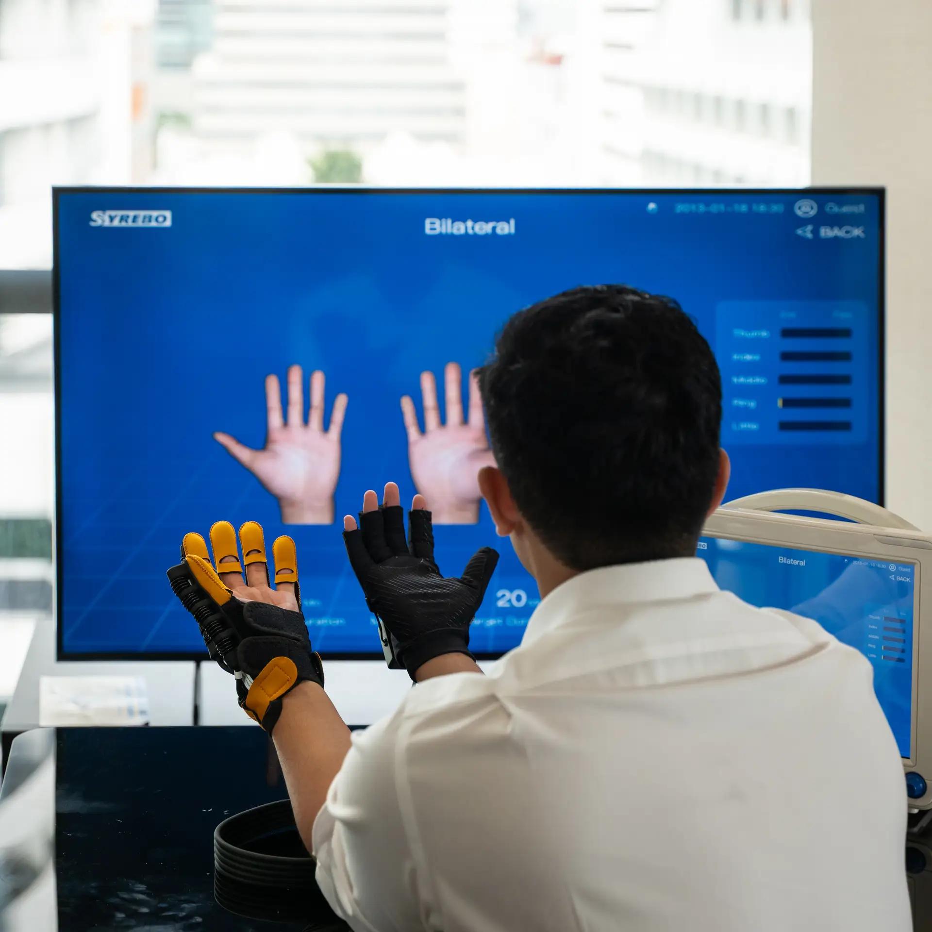 The rehabilitation technology used in the programme, machine 2
