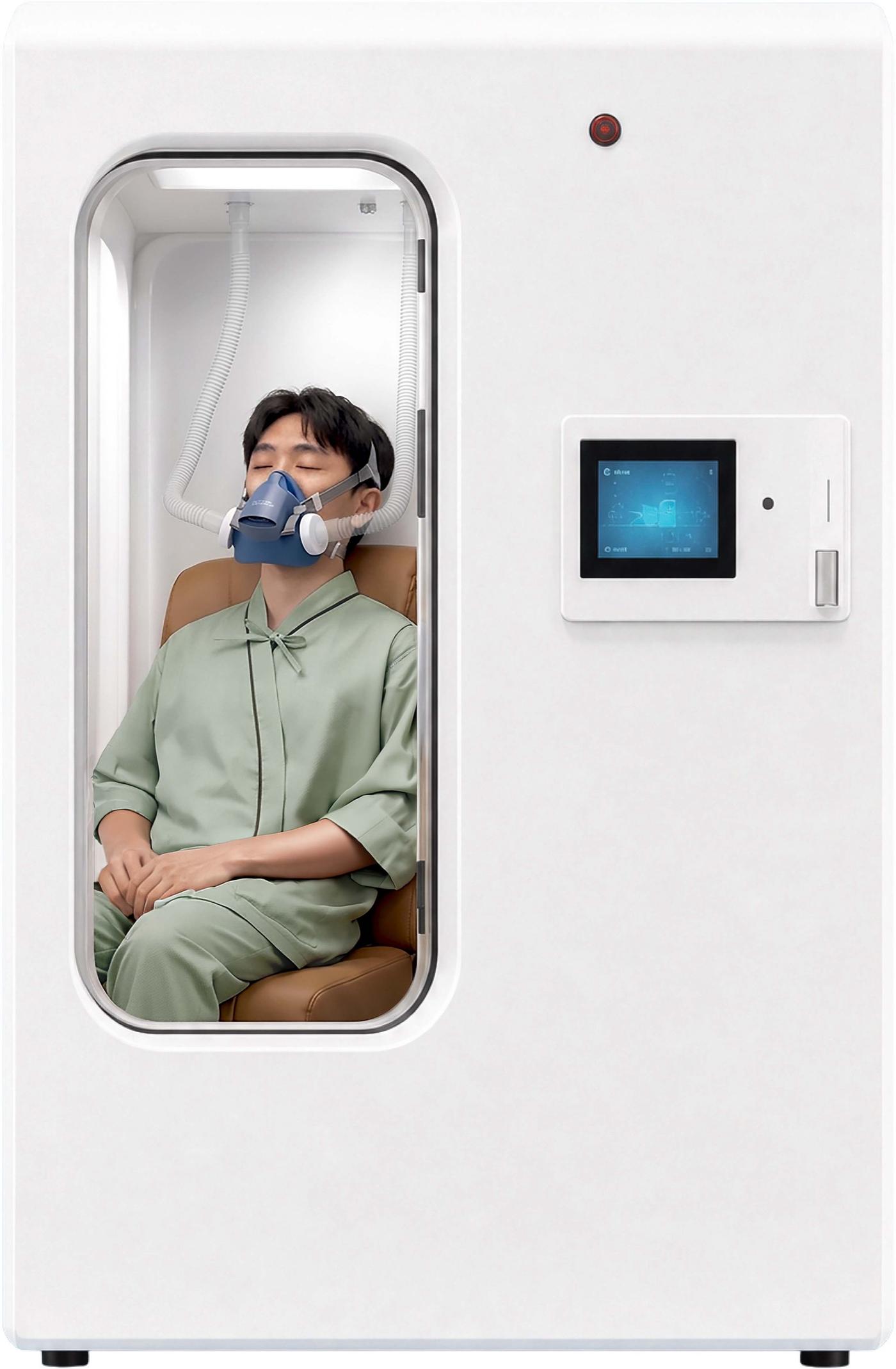 Hyperbaric oxygen therapy (HBOT) chamber at PYONG Proactive Longevity & Human Performance Lab