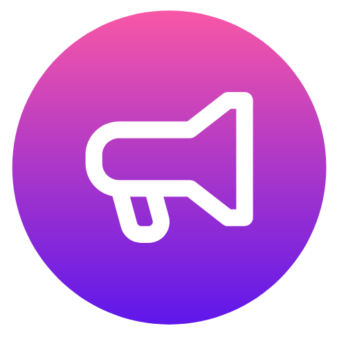 gradient ppc icon illustration