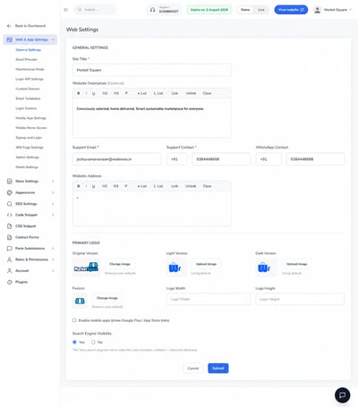 Payments, shipping & tax