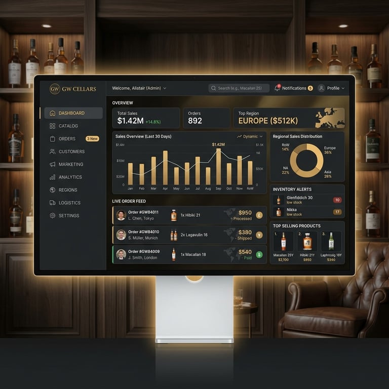 Logistics Dashboard Concept
