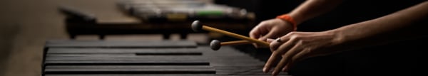 Orchestral percussion captured live in the room