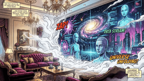 Slot #0017 living-room-without-tv-white-wall: 200-inch portal replacing noise. / [0017] living-room-without-tv-white-wall: 200インチの白壁をポータル化。