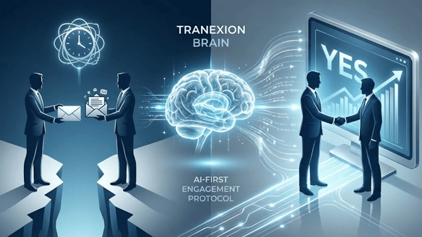 Slot #0034 ai-first-engagement-protocol: Bridging the "inquiry gap" with AI synchronization for zero-second deal starts. / [0034] ai-first-engagement-protocol: 問い合わせの停滞をAI同期で突破。初対面で「解決」から始まる新プロトコル。