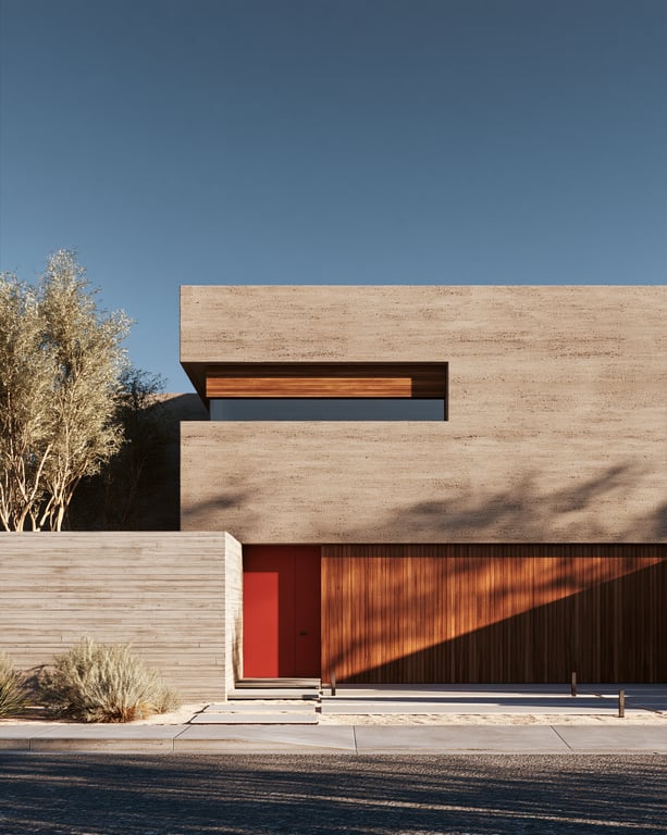 Midjourney --ar 4:5 luxury residential exterior architecture
