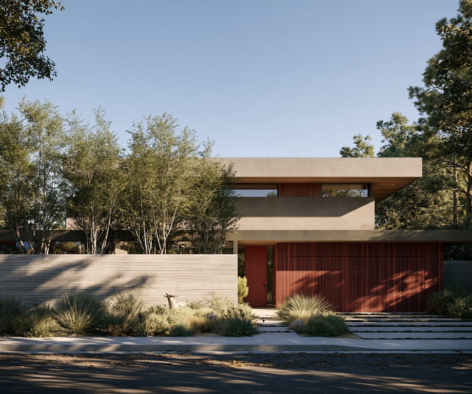 Midjourney --ar 6:5 luxury residential exterior architecture