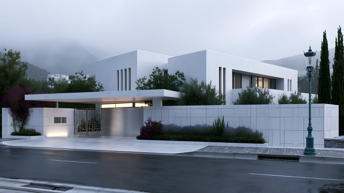 Shadow - Futuristic × Mediterranean — EXTERIOR