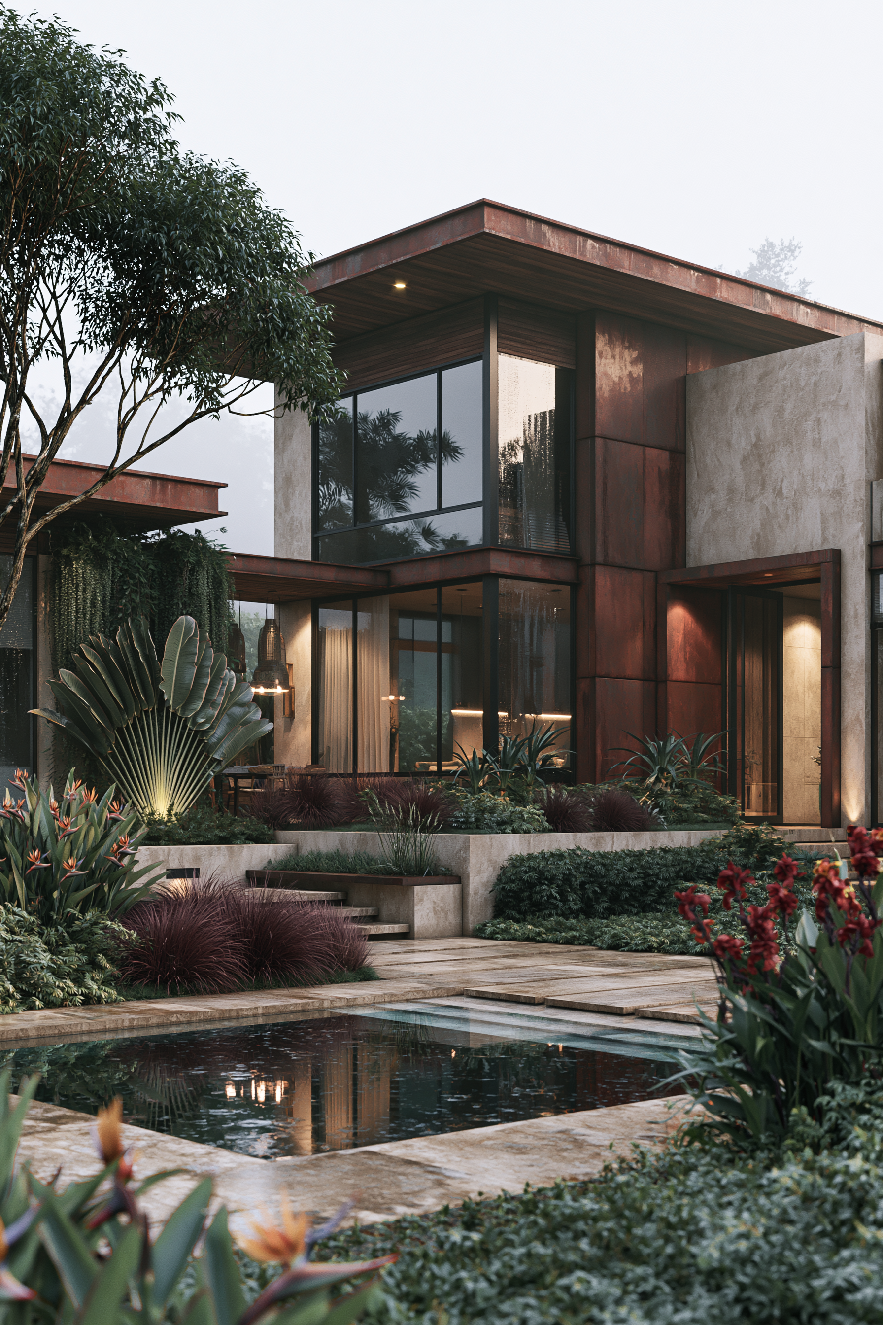 [2117] Shadow - Modern × Tropical savannah Vertical