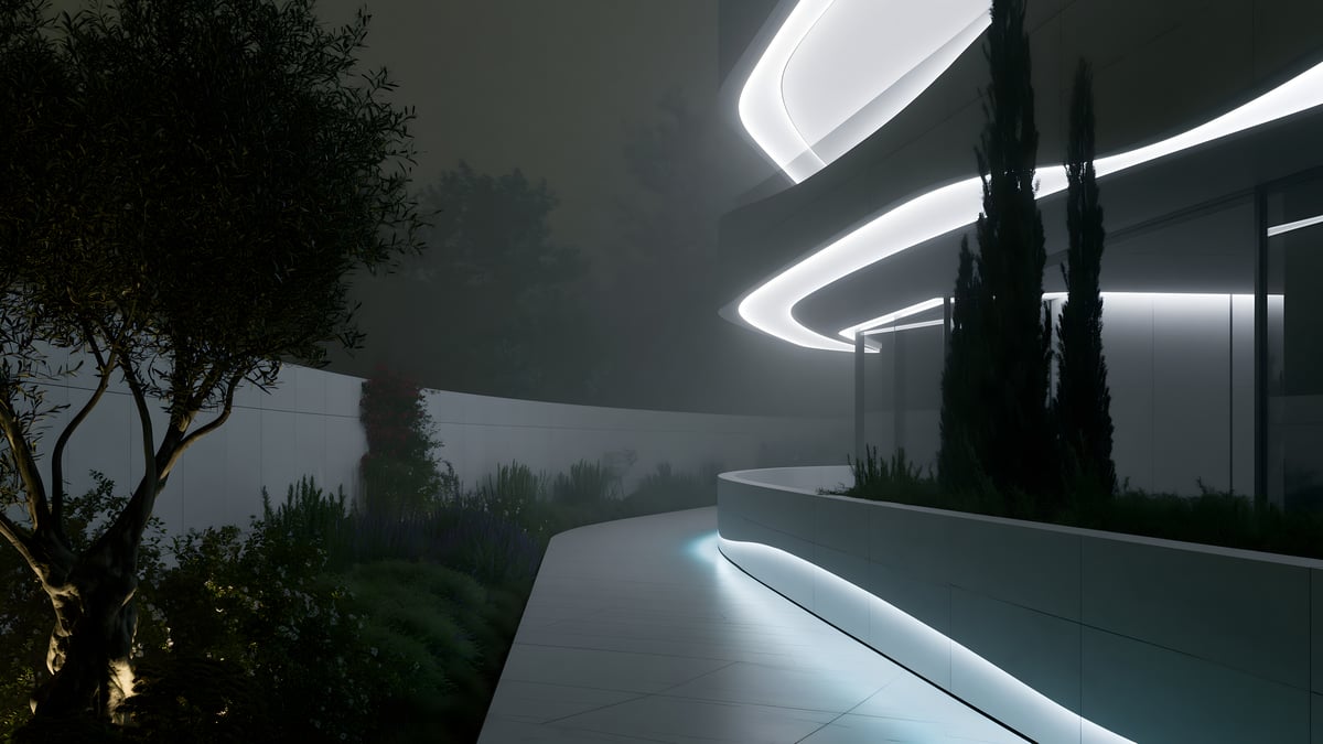 Light - Futuristic × Mediterranean — GARDEN