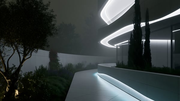 Light - Futuristic × Mediterranean — GARDEN