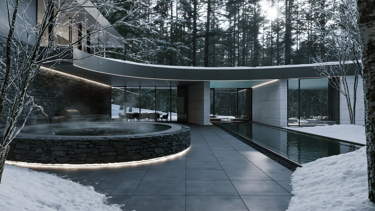 Monotone - Futuristic × Mediterranean — GARDEN