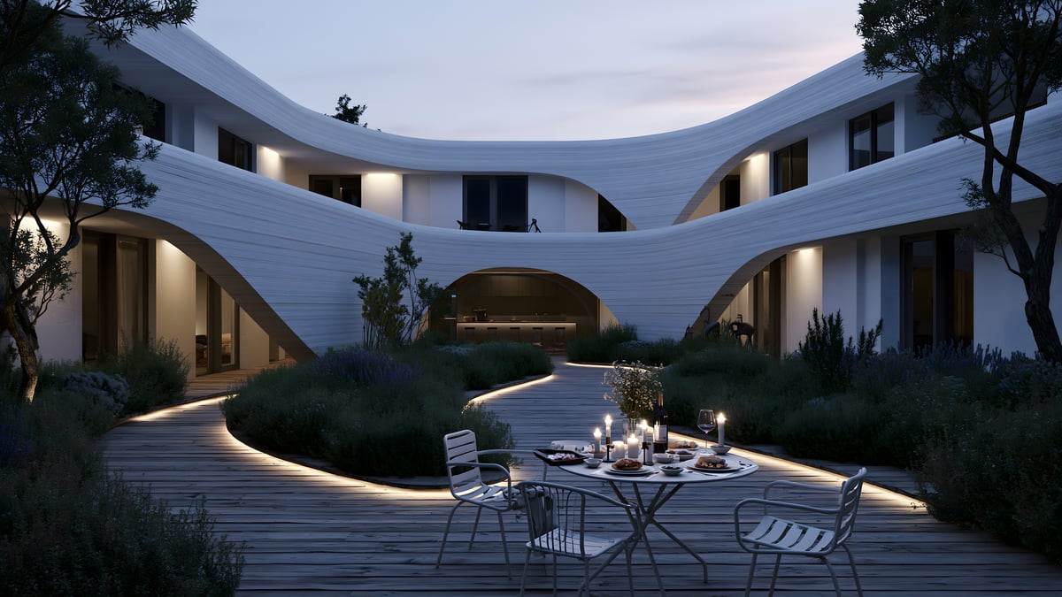 Organic - Futuristic × Mediterranean — GARDEN